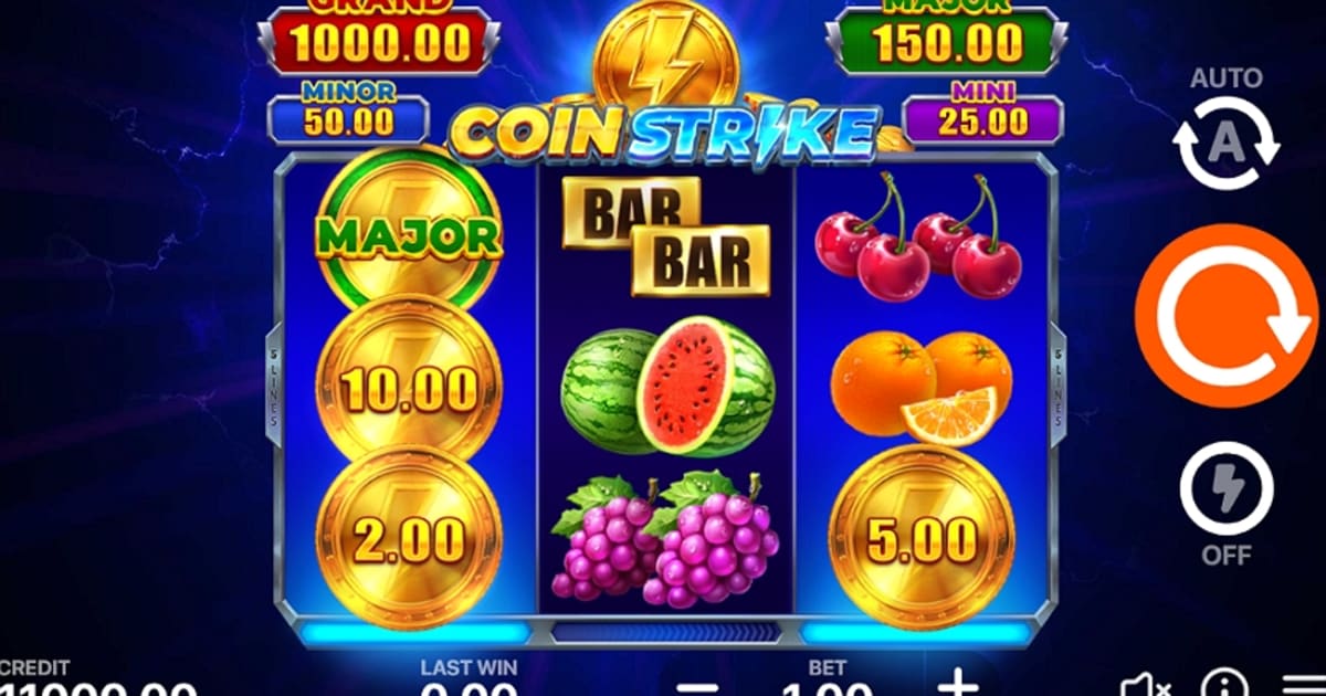 Playson estreia experiência eletrizante com Coin Strike: Hold and Win